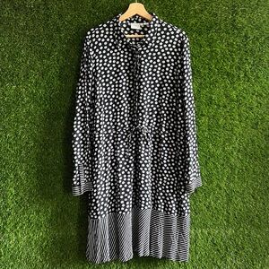 Junarose Polka Dot Shirt Dress